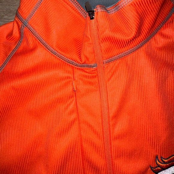 Men’s Lightweight Ribbed Denver Broncos NFL Quarter Zip Jacket size XL - Picture 3 of 8